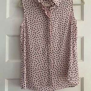 Karl Lagerfeld Paris - Magdalene Pearl Detail Button Down Blouse - Blush